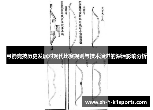 弓箭竞技历史发展对现代比赛规则与技术演进的深远影响分析